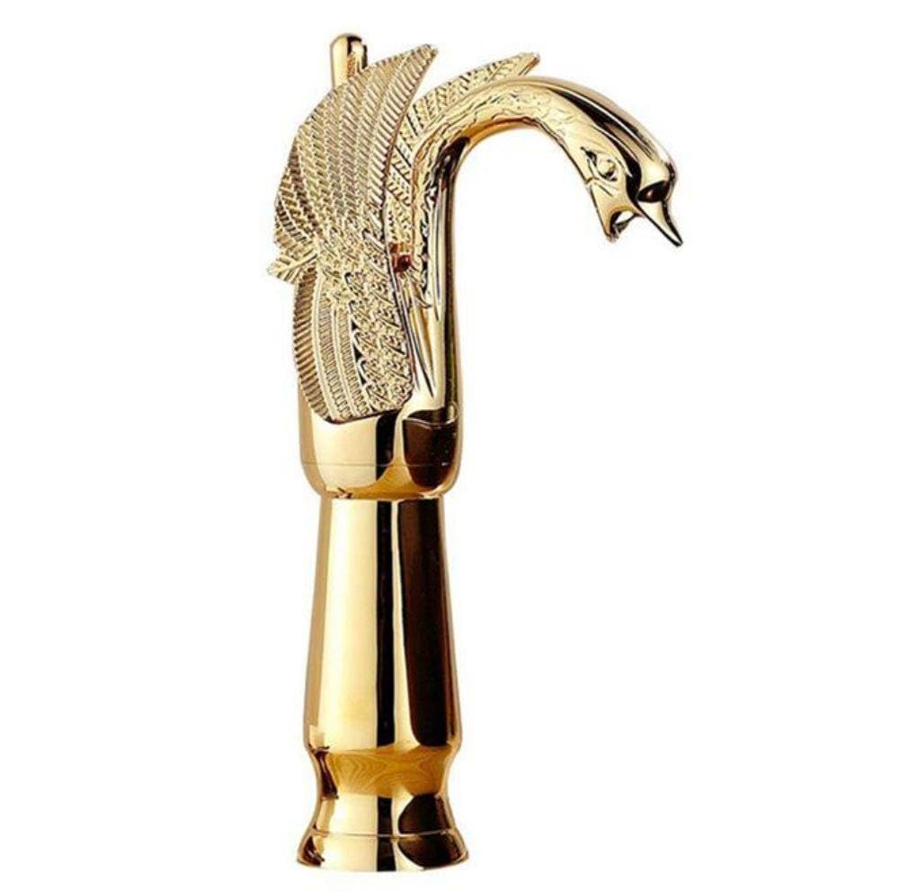 Robinet de lavabo salle de bain cygne doré pour remplacer une robinetterie terne