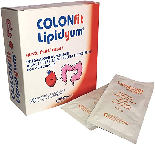 Innovares Colonfit Lipidyum Frutti Rossi - Suplemento Alimenticio (20 Unidades), Multicolor