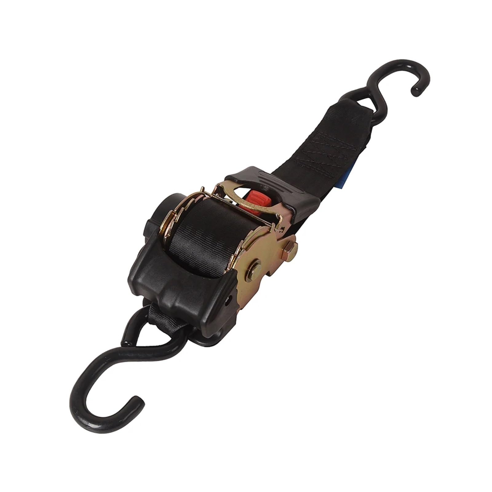 Ratchet Straps 50 mm x 3 Meter Zurrgurte mit automatischer Aufrollratsche, automatisch einziehbar, leicht zu tragen, Ratschen-Zurrgurt for Motorräder, Starp-S-Haken