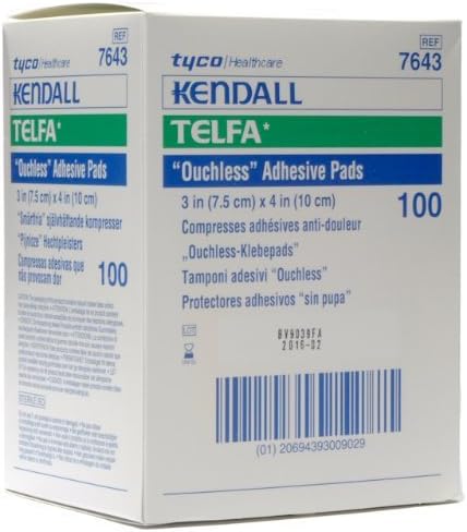 Kendall Telfa Adhering Gauze Pads 3'' X 4'' 100/box