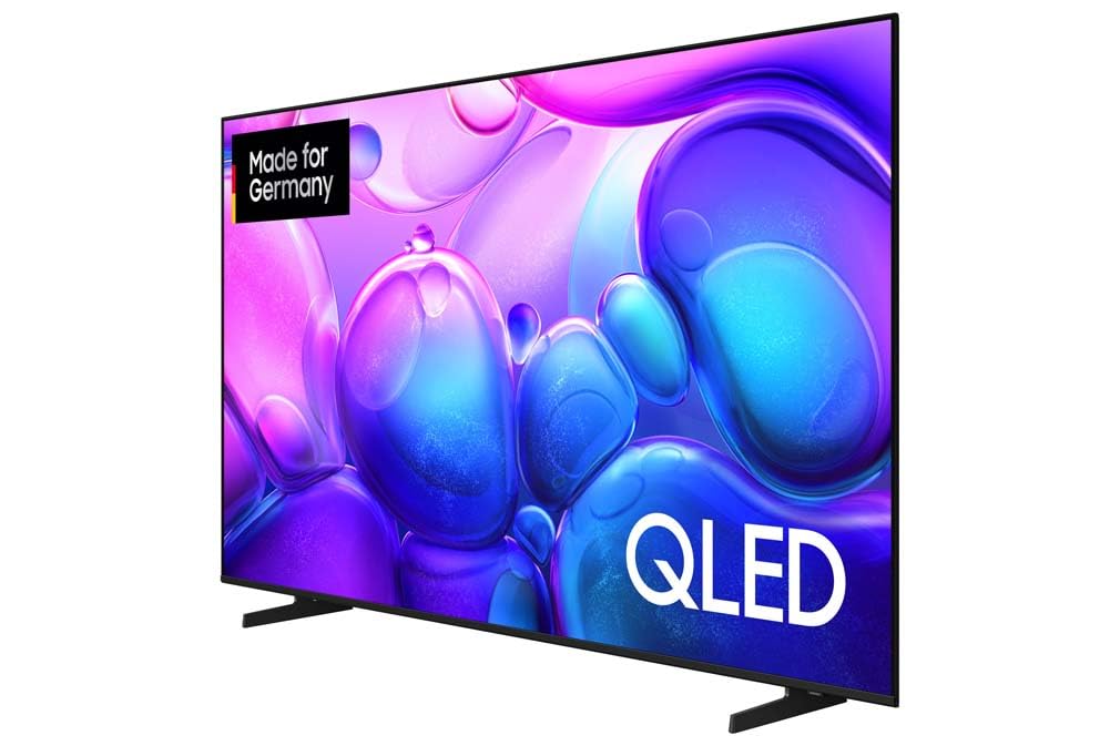 Samsung QLED 4K Q6FA 55 Zoll (138 cm) UHD Fernseher, Optimiert für Fussball, 100% Farbvolumen für satte Farben, Quantum HDR, 4K Upscaling, Kostenlos 900 Sender TV Plus, Samsung Vision AI Smart TV