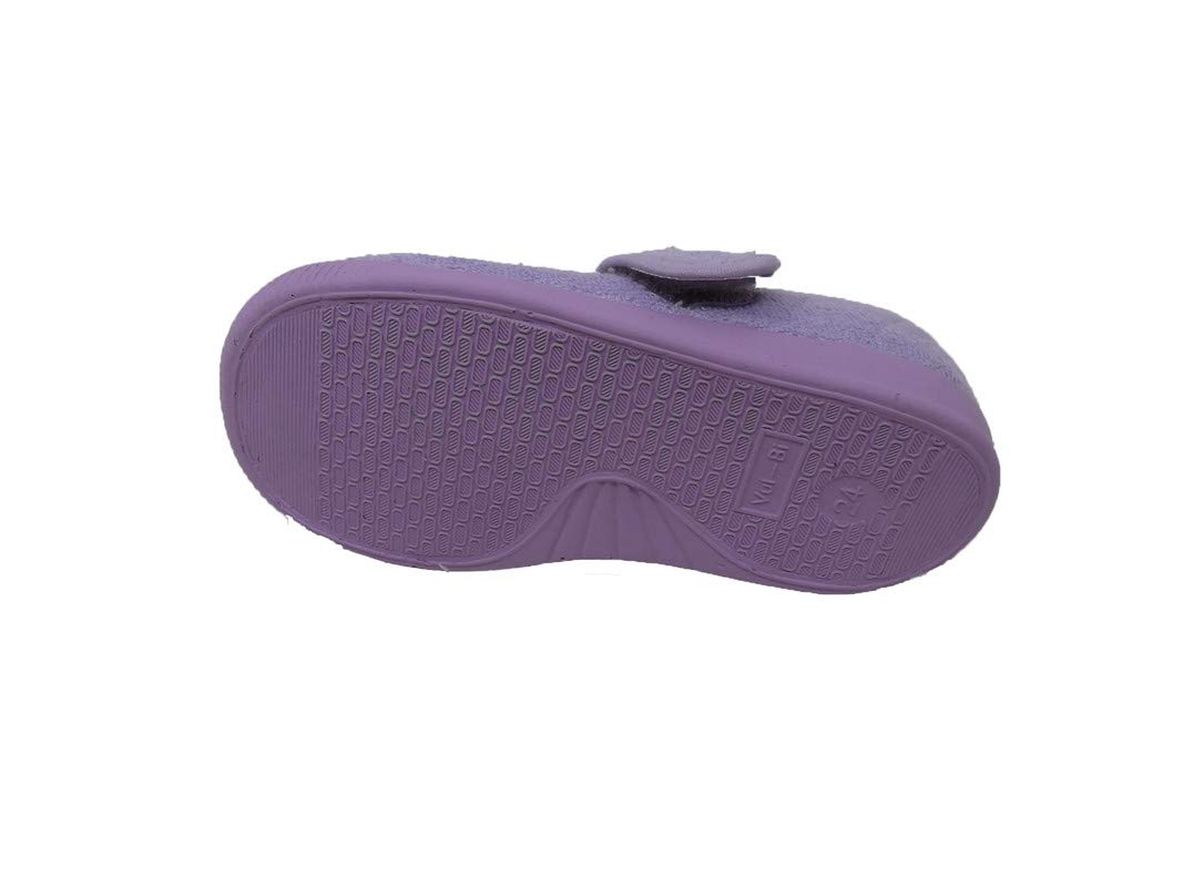 Zapatillas de Estar por casa/Vulca-Bicha/Unisex/Material Empeine: Algodón Rizo/Material Suela: Goma/Cierre Fácil/4 Colores
