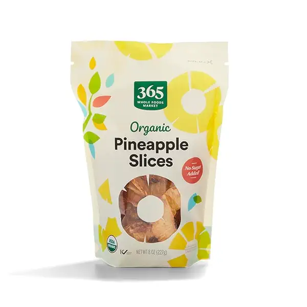 Organic Unsweetened Dried Pineapple, 8 Ounce 1