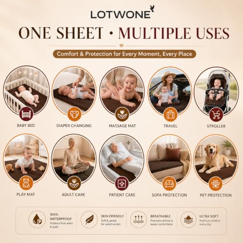 Image of Baby Dry Sheet Waterproof, 50 x 70 CM, Pack of 5