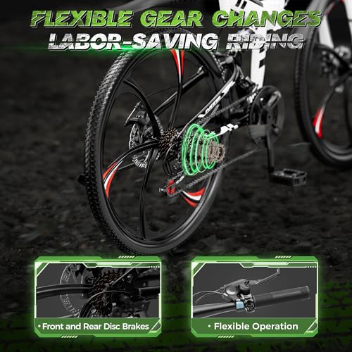 Outroad 26 Inch Folding Mountain Bike