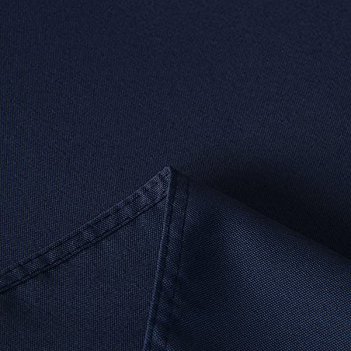 Image of sancua Rectangle Tablecloth - 70 x 108 Inch - Stain and Wrinkle Resistant Washable Polyester Table Cloth, Decorative Fabric Table Cover for Dining Tables, Buffet Parties and Camping, Navy