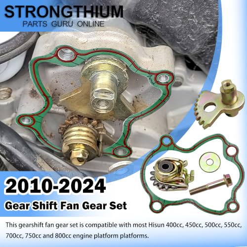 Image of Strongthium Gearshift Fan Gear Set Driven 23312-004-0000 | Fits Hisun Massimo Coleman Bennche 400 450 500 550 700 750 UTV Axis 500 700 Sector Strike MSU Outfitter