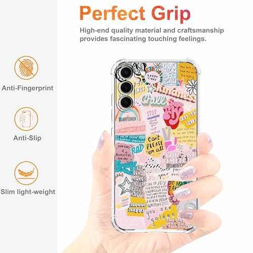 Coque complète Samsung Galaxy A16 antichoc et transparente à citations - 4