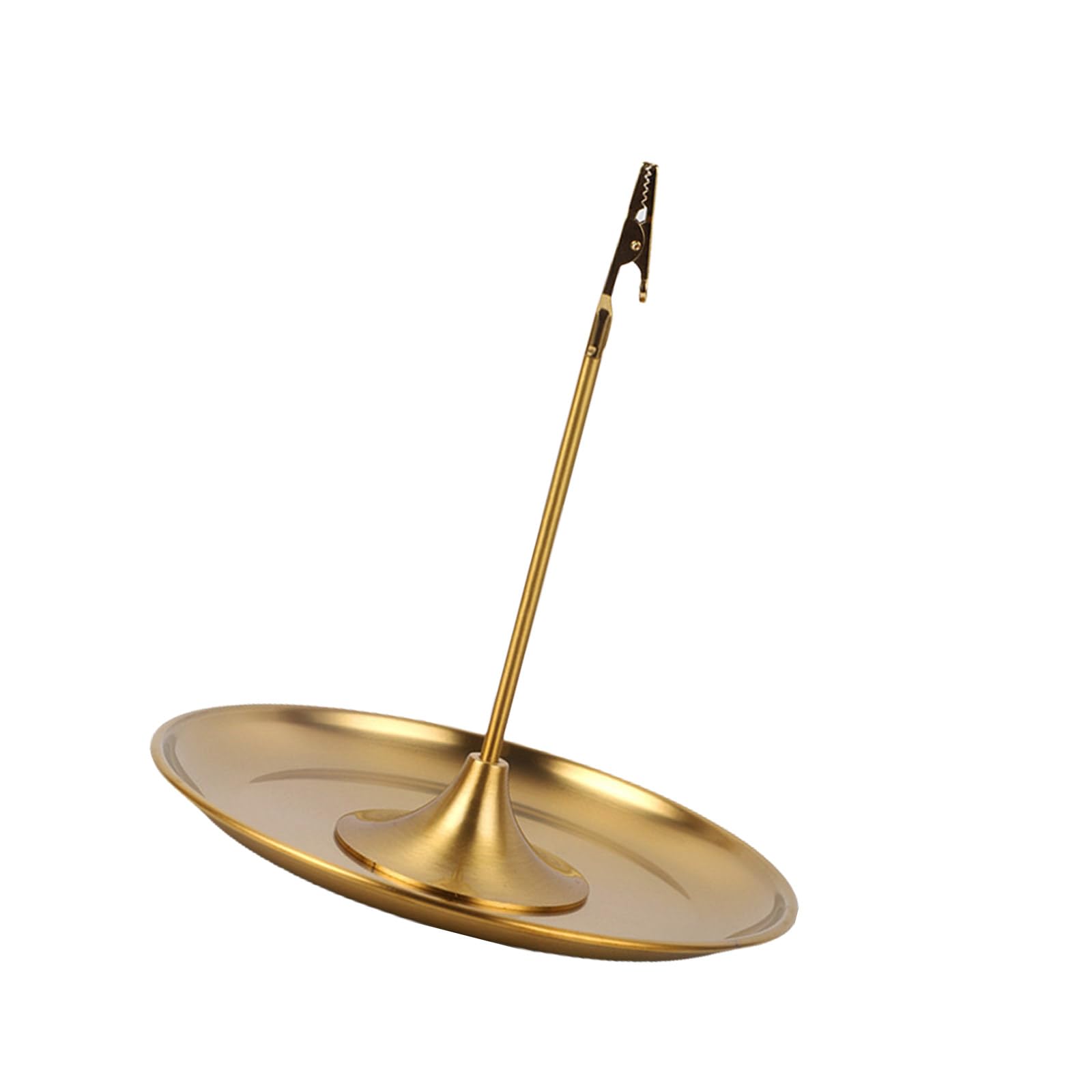Tsophreniq Multifunctional Incenses Holder Clip Incenses Burners Stand Base with Plate Ashes Catcher Tray Set for Meditations Room Home Fragrances Accessories