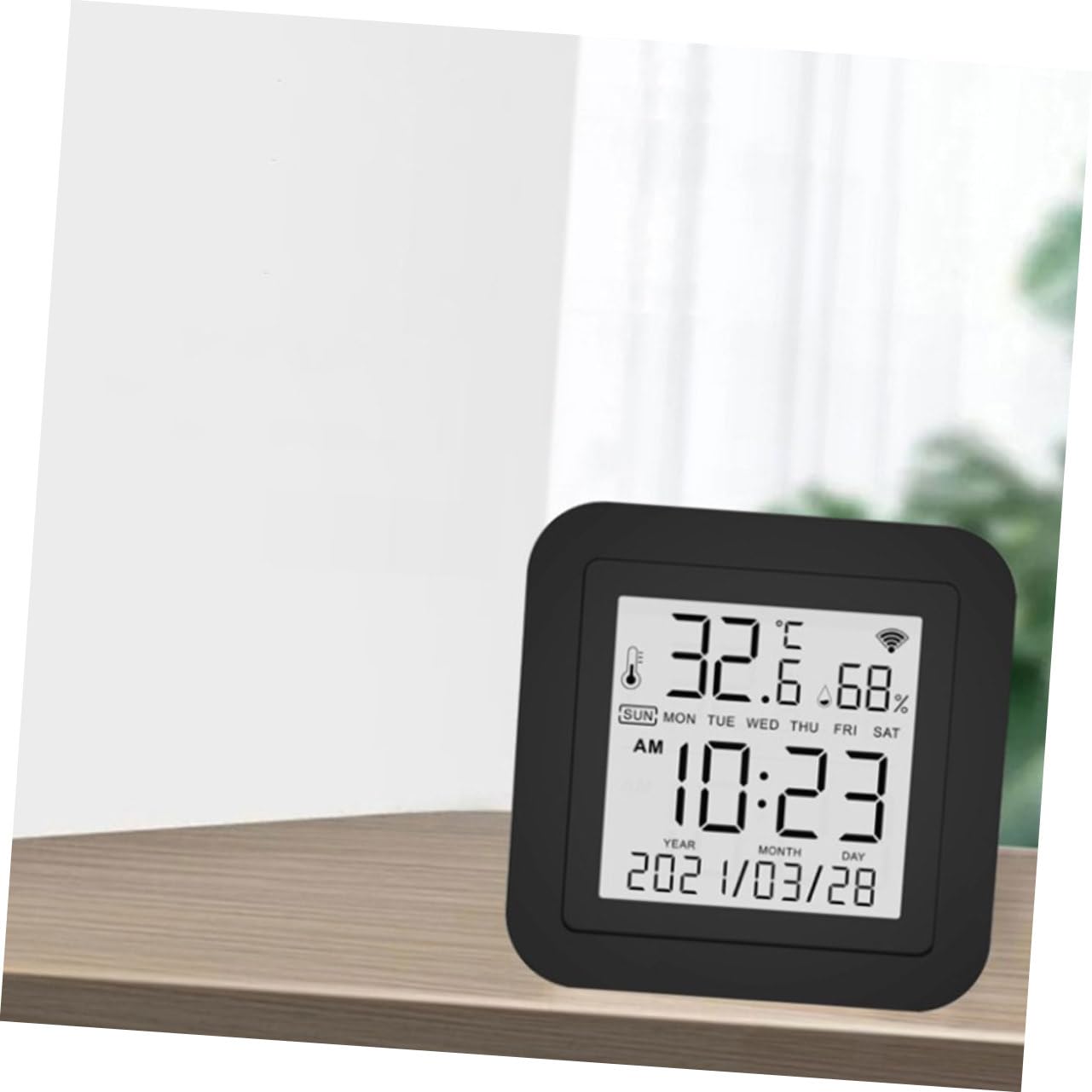 Yardwe Indicatore di Temperatura Digitale Monitor di Temperatura e Umidità per Interni Sensore di Umidità Misuratore di Termometro Igrometro Display Lcd Strumento Portatile per Uso
