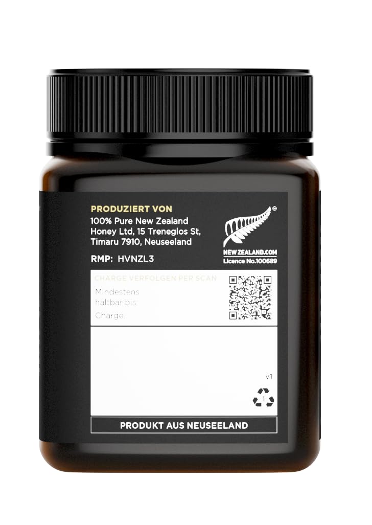 Watson & Son Manuka Honig MGO 400+ 250g | Premium Qualität aus Neuseeland