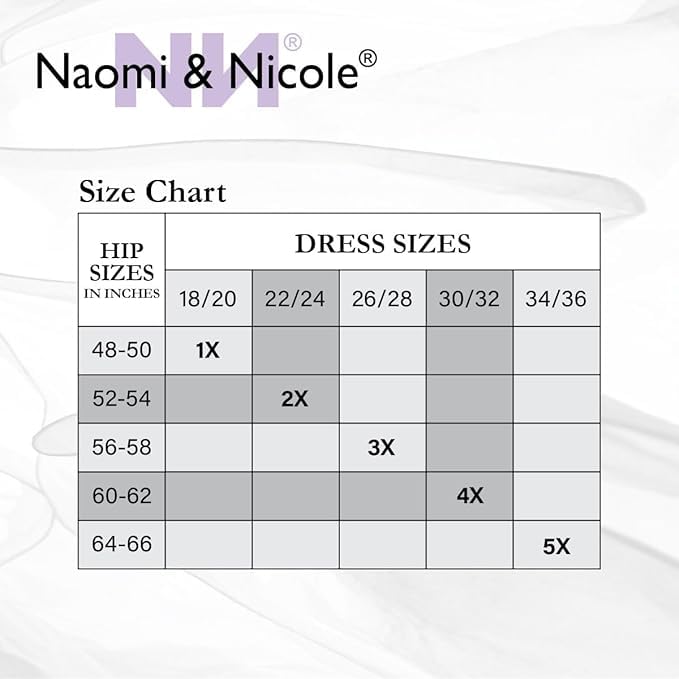 Image of Naomi & Nicole Women's Unbelievable Comfort Hi Waist Brief
