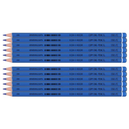 Lápices de Escritura Kopiadora Azul Koh-I-Noor x12 miniatura 2