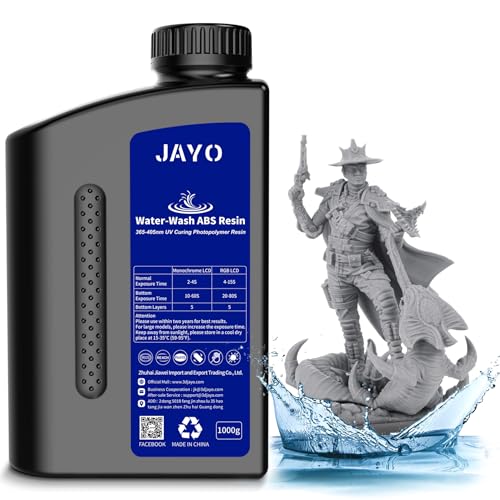 JAYO Resina Lavable en Agua ABS-Like, Resina para Impresora 3D