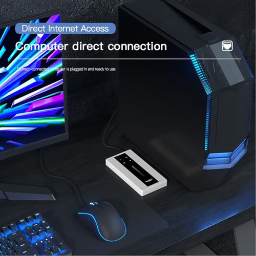 Image of 4G Portable WiFi Hotspot, 4G LTE WiFi Router with 10000mAh Battery and RJ45 WAN LAN Port, for Travel in Europe Asia Africa Phone Computer Gaming Console