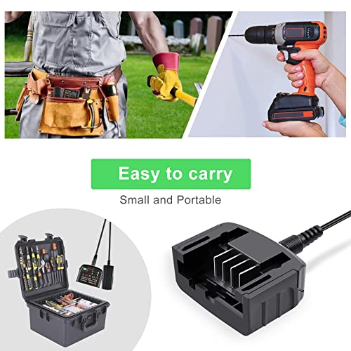 Tecmana Caricabatterie al litio 18 V/20 V