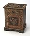 HomeRoots Multi-Color Wood Bihar Hand Painted Chest