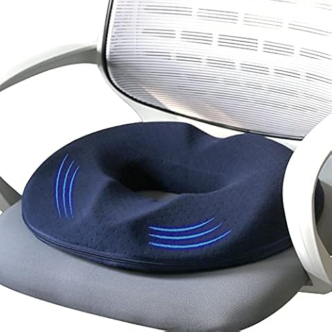 LittleJimmy Donut Pillow, Large Seat Cushion for Relief Tailbone Pain, Hemmoroid Treatment, Bed Sores, Prostate, Coccyx, Sciatica, Pregnancy, Postpartum, Ergonomic Design (Velour Cover for Male) Cover