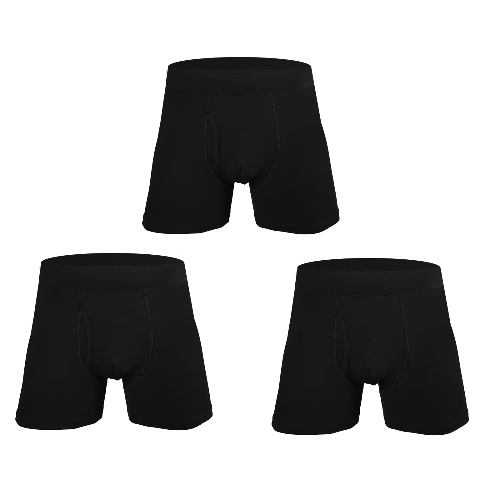 Octipa Herren Ultra-Absorbierende Inkontinenz Boxershorts 3er Pack Boxershorts aus 100% Bio - Baumwolle, hochwertige Unterwäsche