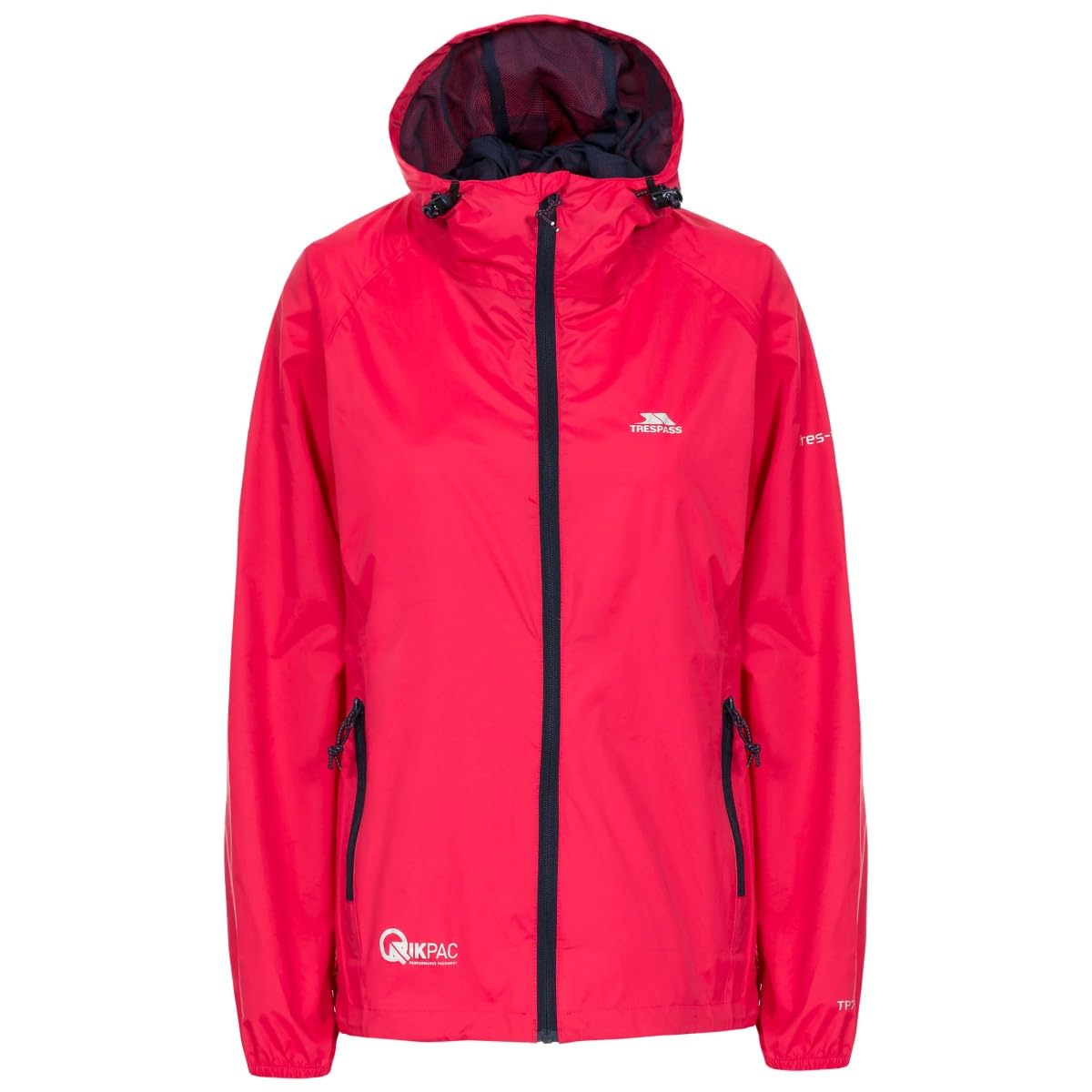 Trespass Unisex Erwachsene Qikpac Jacket Kompakt Zusammenrollbare Wasserdichte Regenjacke