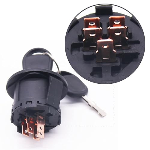 Miniatura 5 de Tractor Ignition Switch, Lawn Mowers Starter Switch fits Cub Cadet TroyBilt MTD Craftsman John Deere Mustang Riding Mower Zero Turn Lawn Mower mtd