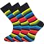 3 Pairs Dark Rainbow