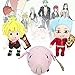 Seven Deadly Sins Plush, Ban / Meliodas / Hawk The Seven Deadly Sins Muñeco de Peluche Personajes de Anime, Regalos de cumpleaños para Amantes del Anime (D)