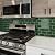 Tiwoos Thick Green Peel and Stick Backsplash Subway Tile 3D Brick Self Adhesvie Wall Tiles for Kitchen Bathroom (10-Sheet, 12"×12")