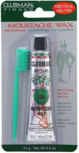 Clubman Moustache Wax Neutral 0.50 oz (Pack of 7)