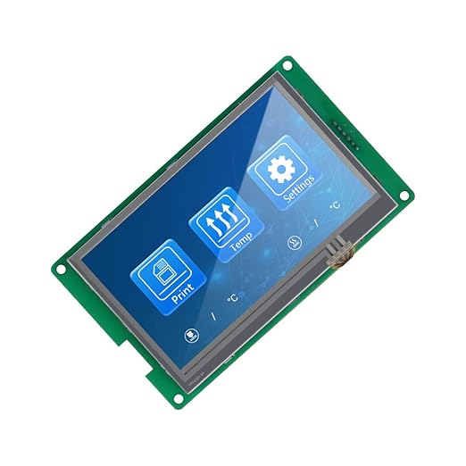 review 3D Printer Parts 4.3 inch Touch LCD Display Full-Color Touch Screen for CR-10S PRO、CR-10 Max、CR-X、CR-X PRO