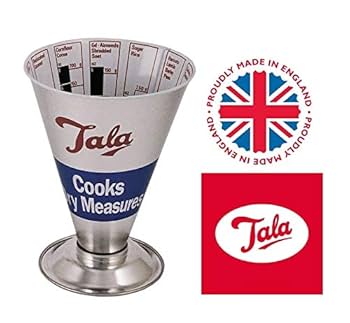Amazon.com: Tala Cooks Measure Dry Ingredients, Silver/Red/Blue