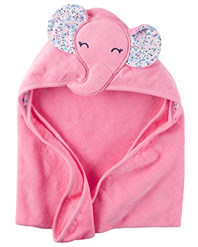 Carter's Hooded Bath Towel - Little Elephant - Pink