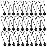 Tamaño y embalaje: Incluye 30 cables elásticos de goma elástica, diámetro de cuerda: 0.4 cm; Diámetro de la bola 27 mm; Longitud total de 15 cm, suficiente para satisfacer la mayor parte de su demanda.