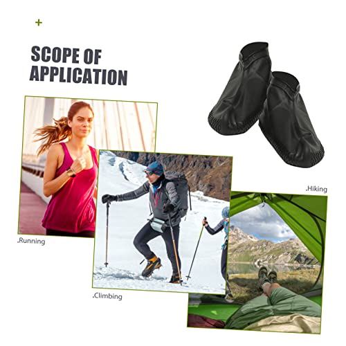 GALPADA 1 Par Cubrezapatos de Silicona Antideslizantes Impermeables para Hombres y Mujeres Reutilizables Flexibles para Viajes y Camping al Aire Libre miniatura 6