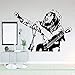 Adesivi murali Zykang Bob Marley Reggae Rasta Adesivo murale Camera da letto Camera dei bambini Bob Marley Lion Rock Music Star Adesivo murale Soggiorno Vinile Decorazioni per la casa 56X41 cm