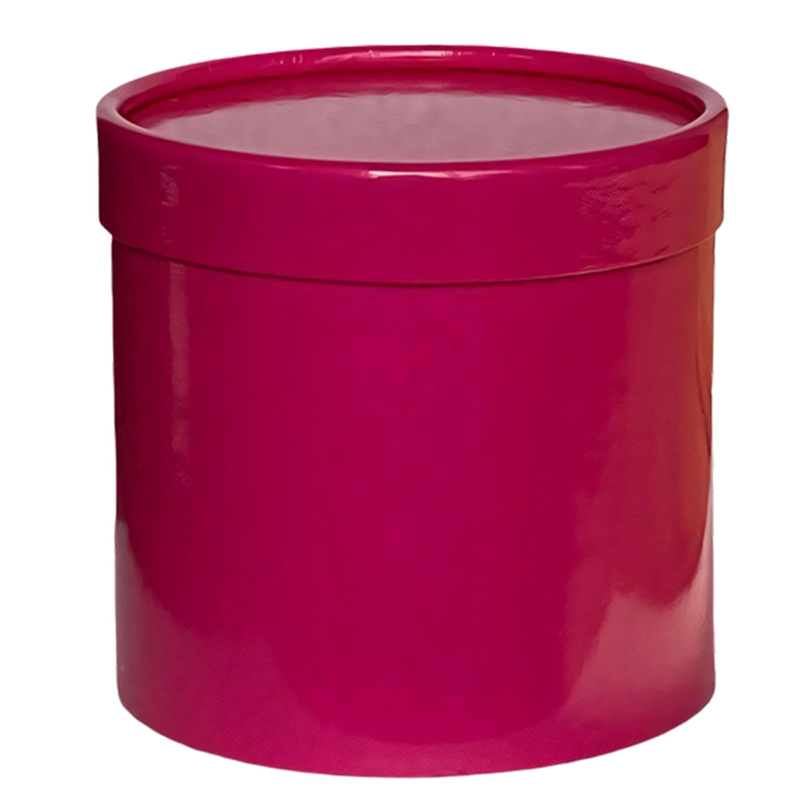 Portable Paper Flower Bucket Craft Container Round Gifts Packaging Paper Box for Weddings Anniversaries and Event Round Flower Packaging Box with Lid Cardboard Design for Bouquet Wrapping and Use