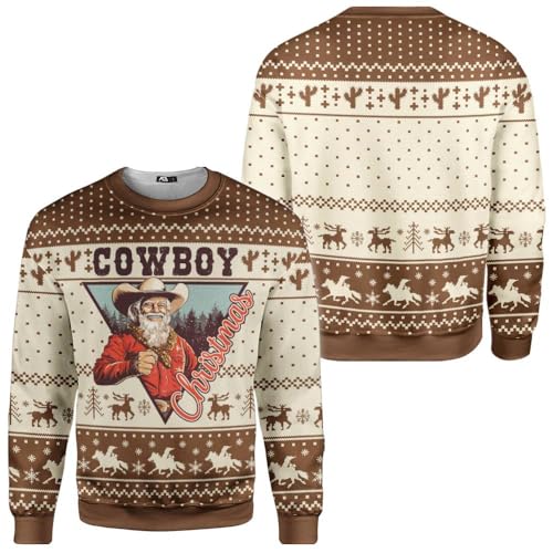 ACEPrints Funny Ugly Christmas Sweatshirts for Men Women for Men Women Polyester Sweatshirt2