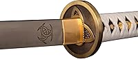 Vista 5 de The Samurai Sword of Michonne, Zombie Katana Katana 41 inches，1065 high Carbon Steel Clay_Tempered Steel Handmade Real Sharp