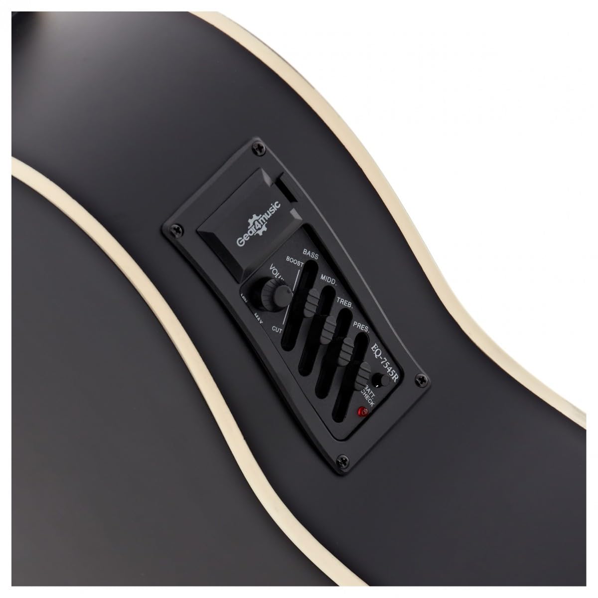 Chitarra Elettroacustica Cutaway Nera, Ampli 15W e Accessori | Manico a C Comodo per Principianti, Preamplificatore EQ 3 Bande Integrato, Ampli 15W e Pacchetto Accessori Completo Incluso
