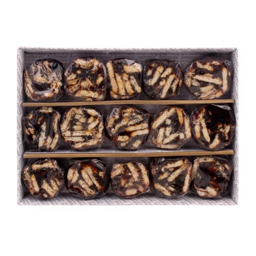 Image of Ambrosia Delicatessen Crushed Dates with Coffee and Biscuits - 250gm | Premium Dates, Khajoor, Khajur | Arabian Dates Gift Pack Box | 100% Natural | Gluten Free | Vegan