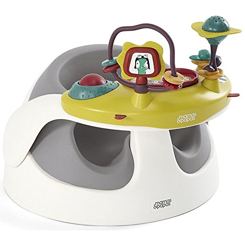 Mamas & Papas Baby Snug y actividad bandeja, gris