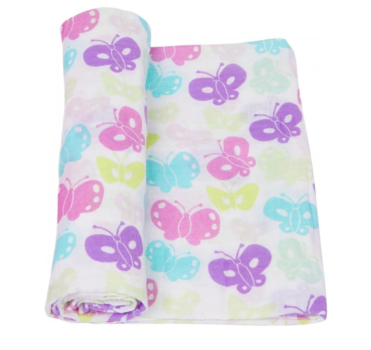 SYGA 1 Piece Organic Cotton Baby Blanket Muslin Swaddle_Butterfly for 1 Month to 2 Years-image-43