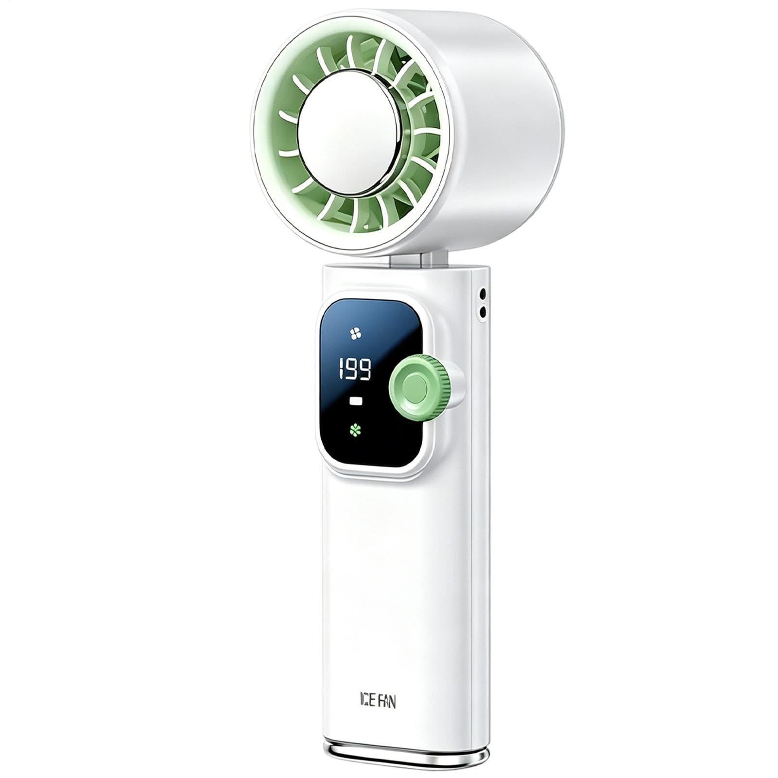 Ventilateur portable rechargeable 199 vitesses 4000 mAh pour voyage et bureau