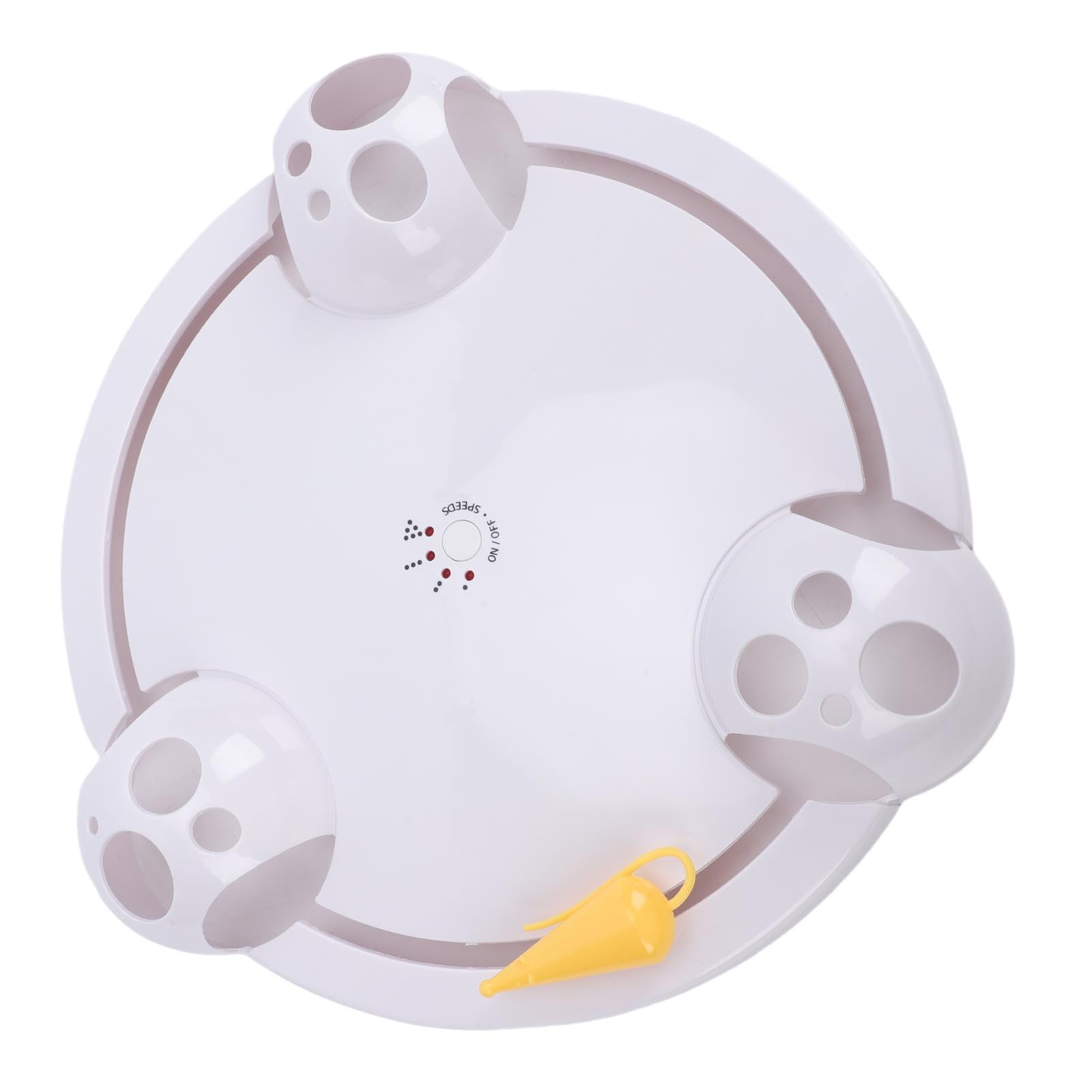 FILFEEL Giocattolo per Gatti Rotante Automatico - Giocattolo Elettronico Interattivo con Piattaforma Girevole per Gatti da Interni, da Gioco in Movimento Alimentato a Batteria per Istinti e Promozione