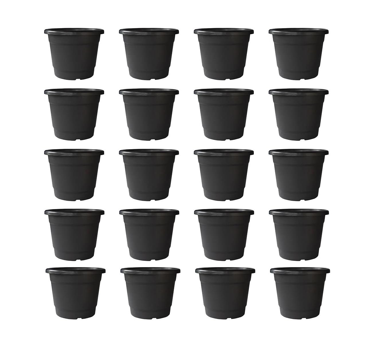 The Ubals 6 INCH Plastic Plants Nursery Seedlings Pot Plant Container Seed Starting Pots | Plant Pots for Indoor Outdoor Plants | Plastic Garden Pots | Plastic Planter Pots | Plant Containers (3) (B0CVN7VG59) Amazon Price History, Amazon Price Tracker