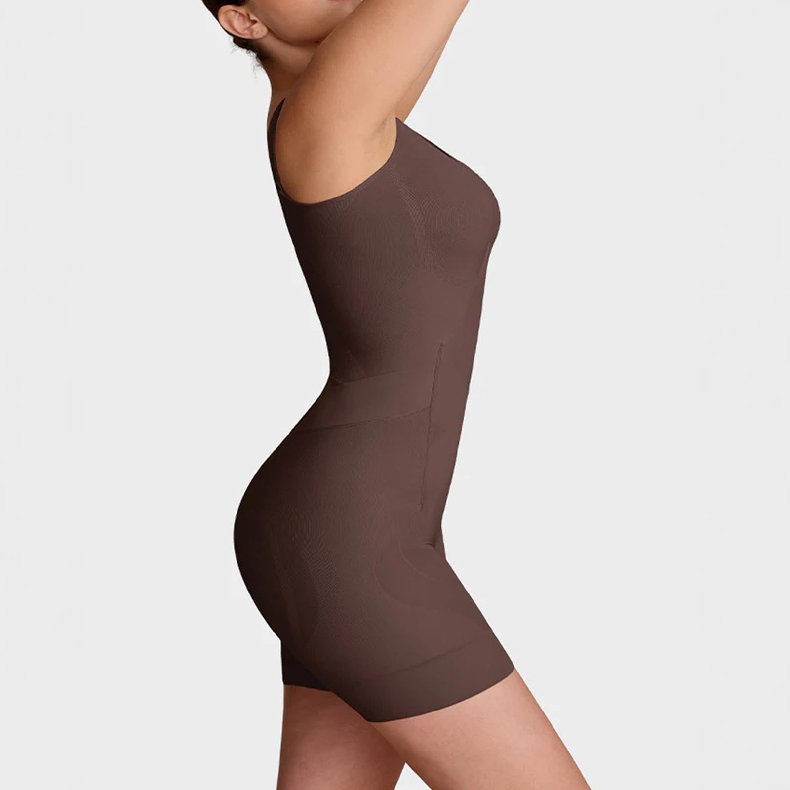 Body amincissant pour femme - Contrôle de l'abdomen invisible sous les vêtements - Short de levage des fesses - Combinaison galbante