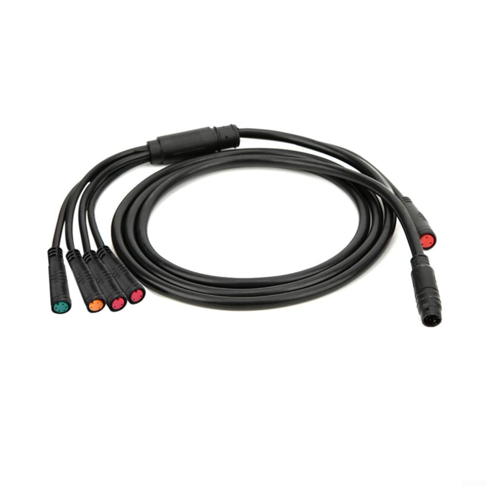 Entgoinggo E-Bike 1T5 Waterproof Connector Cable 9-Pin Controller Wire Harness For Electric Display Throttle Headlight And Brake System Connection