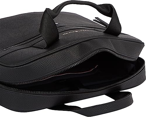 تومي هيليفيغر شنطة كمبيوتر اسنشيال من البولي يوريثين للرجال 14 انش، اسود (اسود)، مقاس واحد