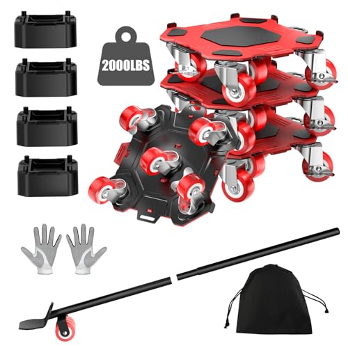 Image of LOYAL TIGER Furniture Dolly, 2000LBS Furniture Movers with Wheels