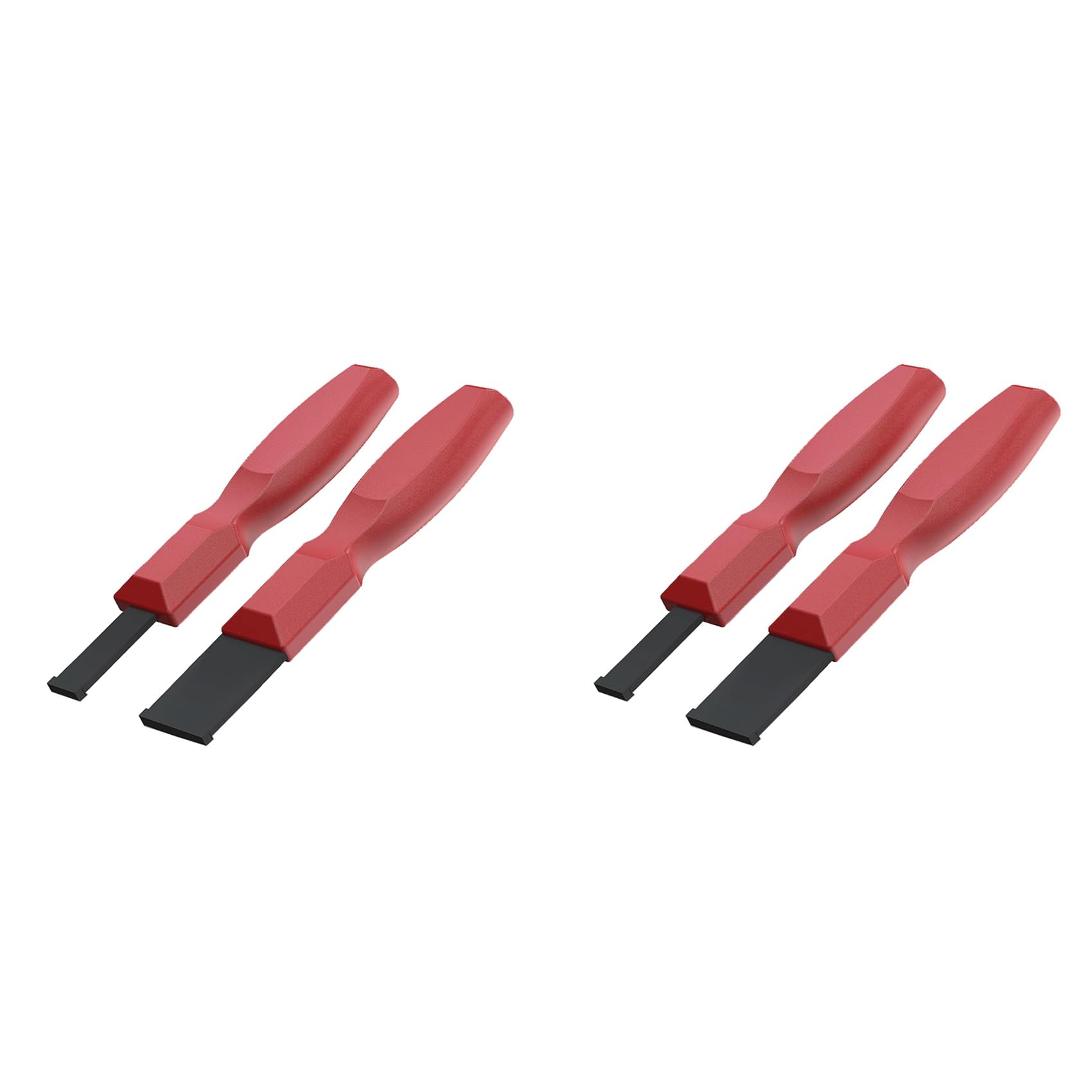 Jnchdghwa 4X Carbide Scrapers, Super Carbide Gasket Scrapers 1-1/4 Inch and 5/8 Inch Carbide Scrapers Set